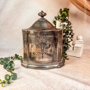 Godinger Silver Plated Tea Caddy